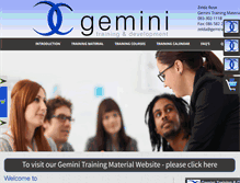 Tablet Screenshot of gemtrain.co.za